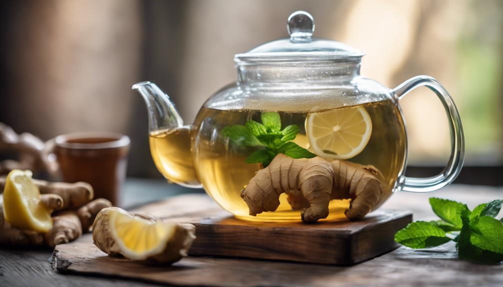 perfectly brewed ginger tea