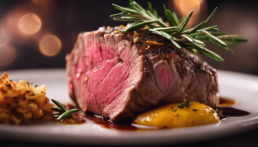 perfectly cooked beef tenderloin