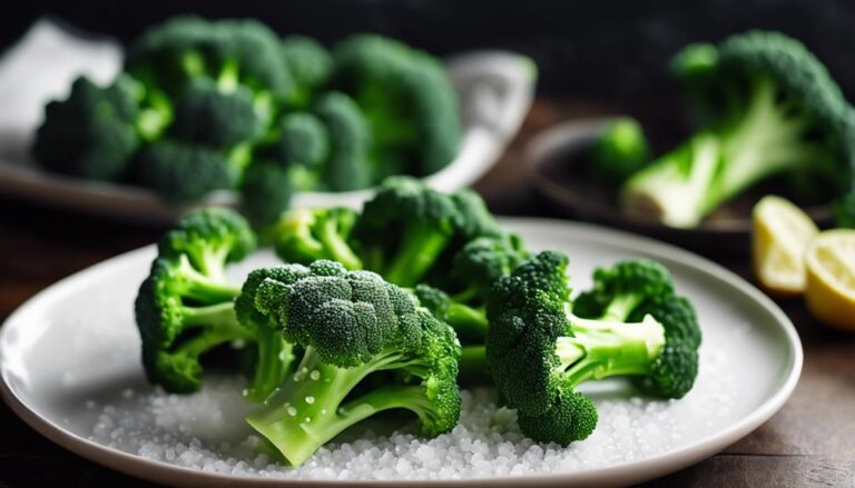 Sous Vide Broccoli Florets With Sea Salt