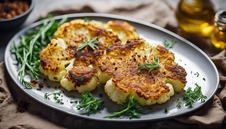 Sous Vide Spiced Cauliflower Steaks