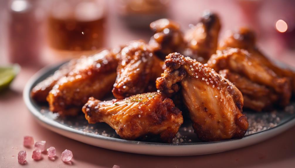 perfectly cooked chicken wings