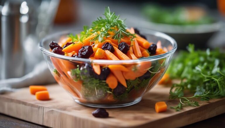 Sous Vide Carrot and Raisin Salad