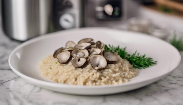 Sous Vide Mushroom Risotto