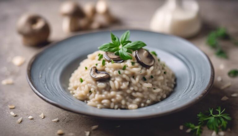 Sous Vide Mushroom Risotto