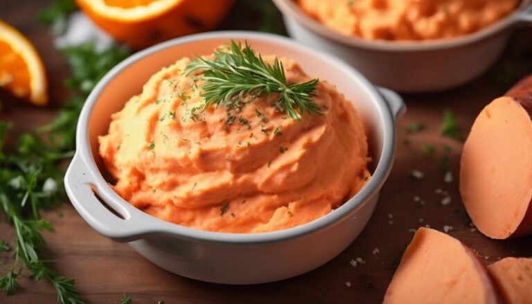 Sous Vide Mashed Sweet Potatoes