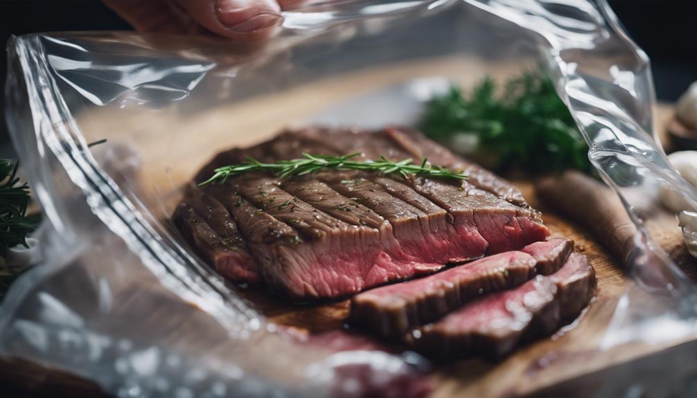 perfectly cooked flank steak