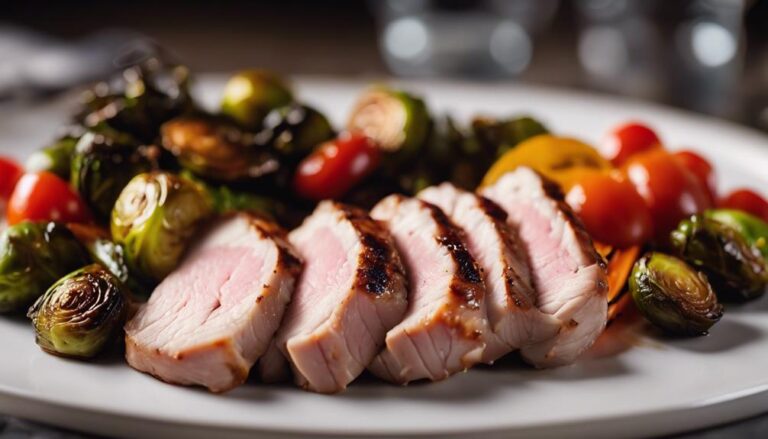 Sous Vide Pork Loin With Seasonal Vegetables