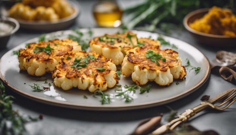 Sous Vide Spicy Cauliflower Steaks