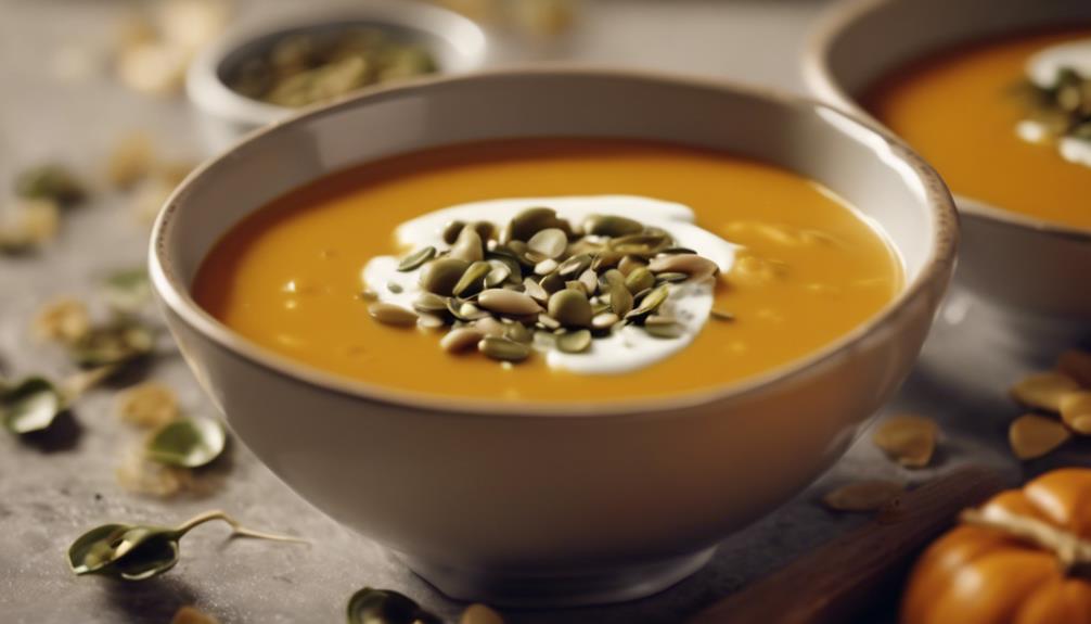 perfectly cooked squash soup