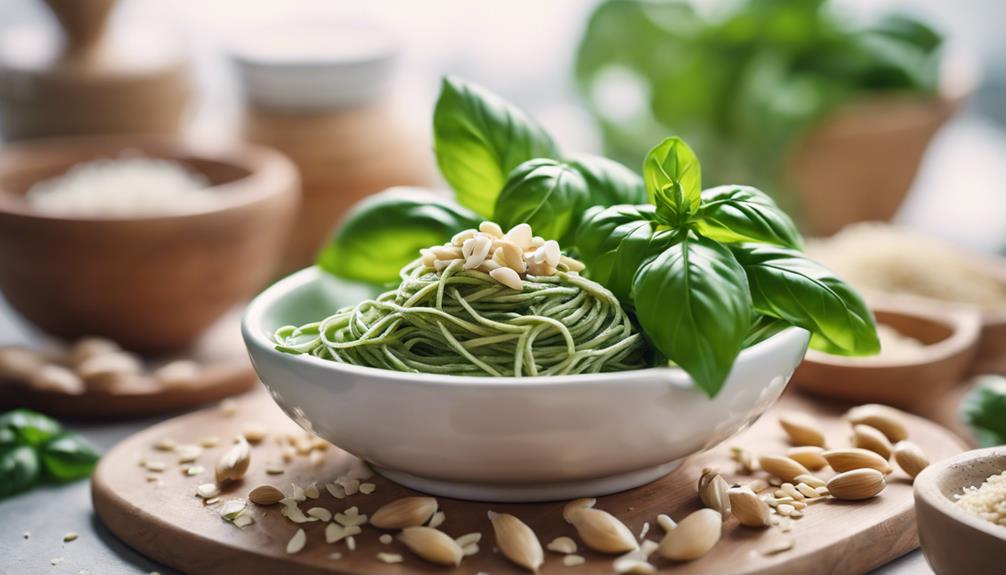 pesto ingredients and recipe