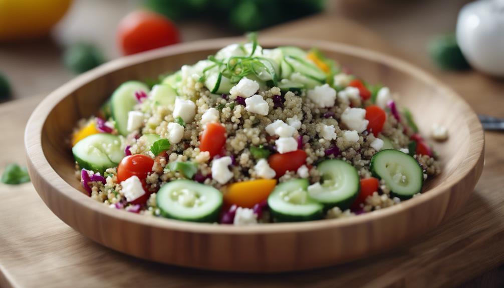 quinoa and feta salad