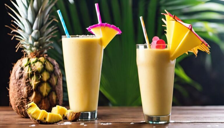 Tropical Coconut Protein Smoothie