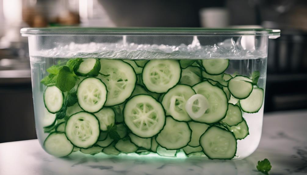 refreshing cucumber mint water