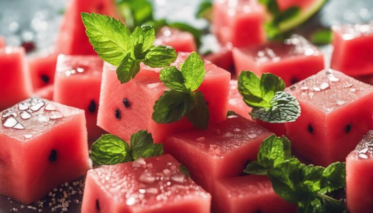 Sous Vide Watermelon and Mint Salad