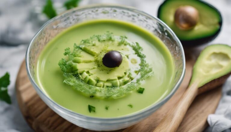 Chilled Avocado and Cucumber Soup