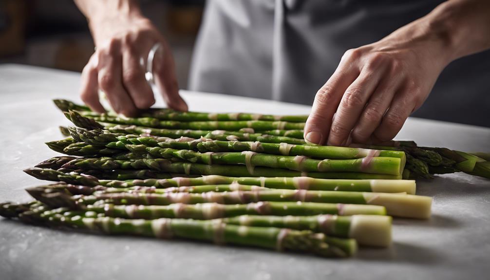 roasted asparagus with garlic