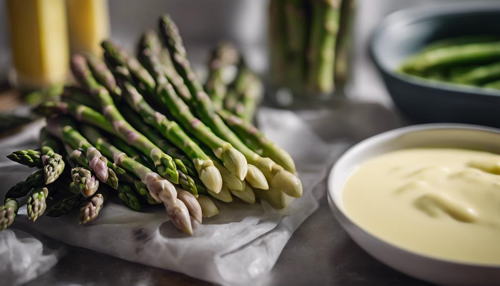 roasting asparagus with garlic