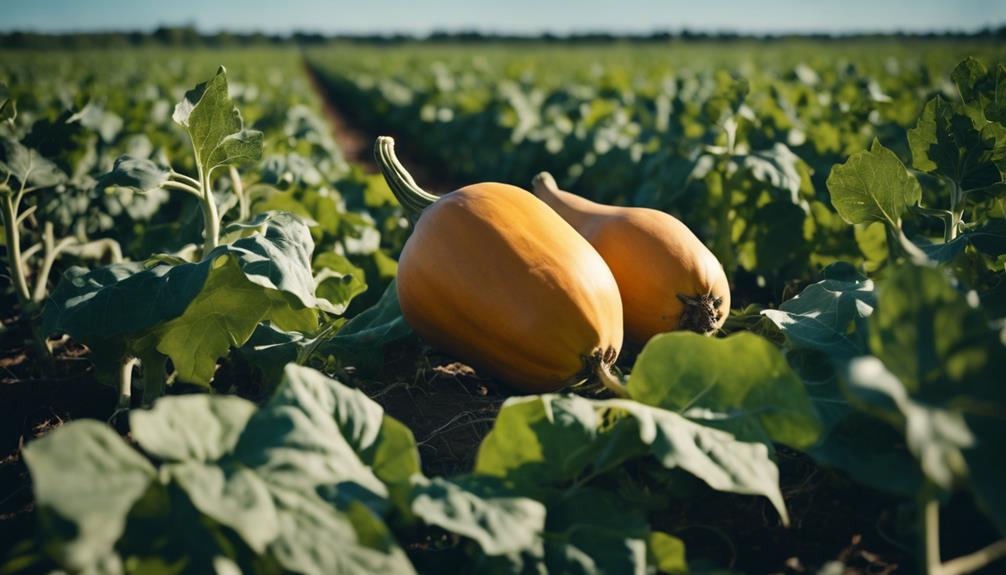 roots of butternut squash