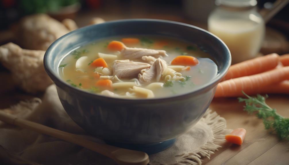 roots of chicken soup