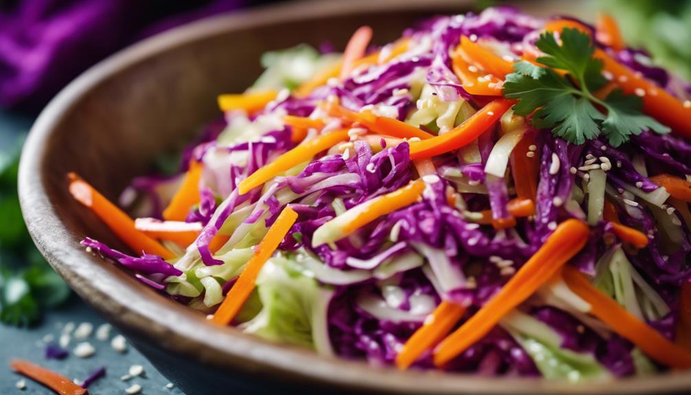 savory cabbage slaw options