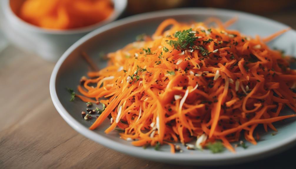 savory carrot slaw recipe