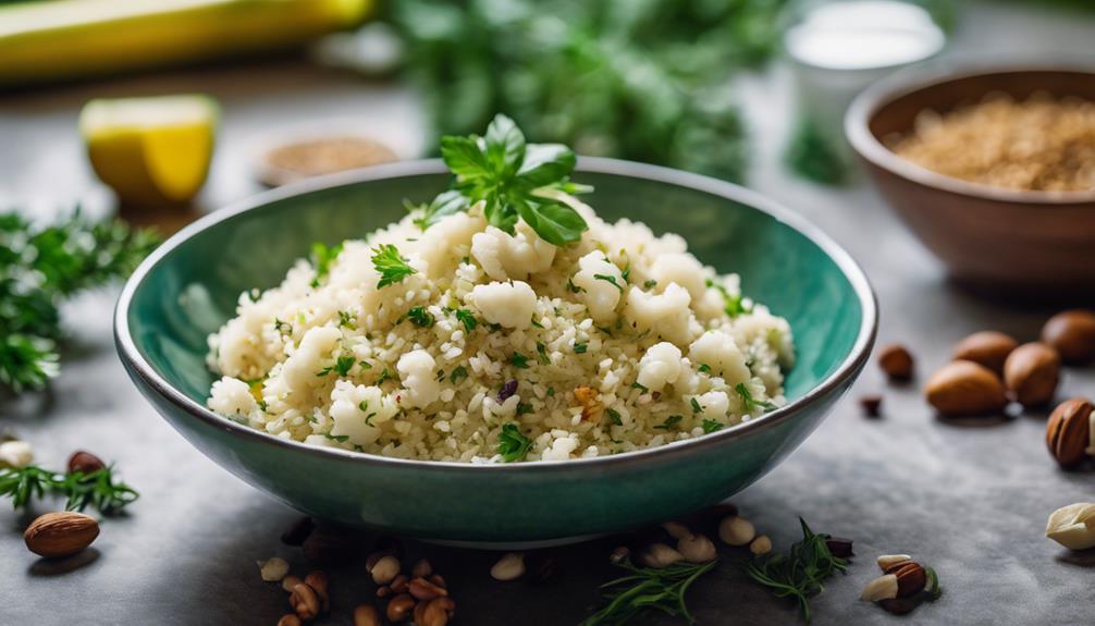 savory cauliflower rice dish