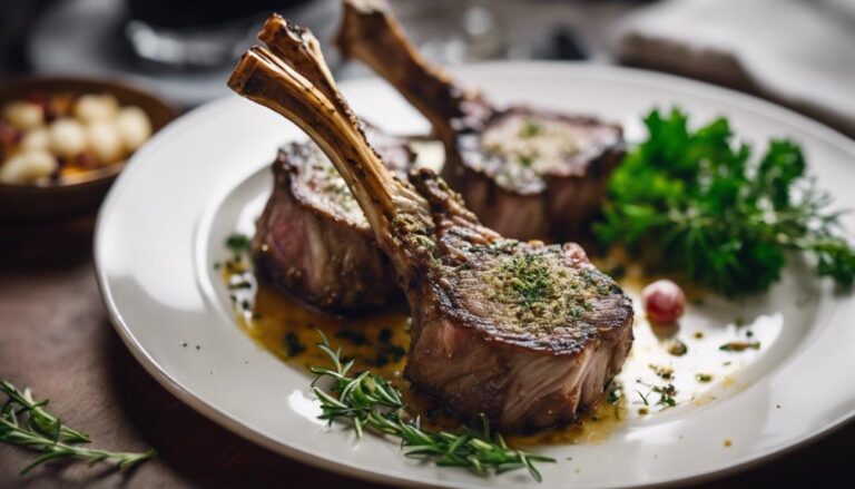 Sous Vide Herb-Crusted Lamb Chops