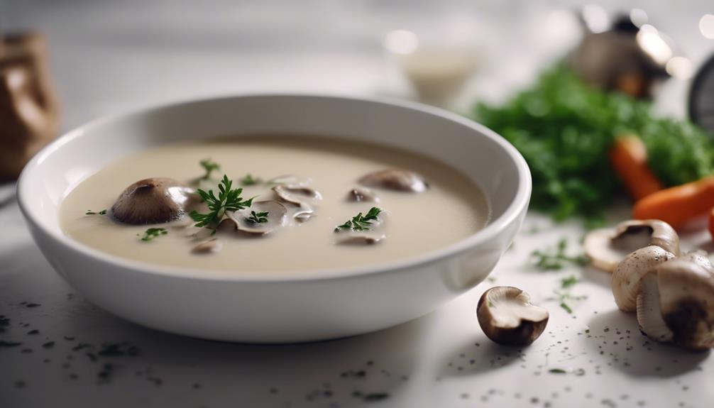 savory ingredients in broth