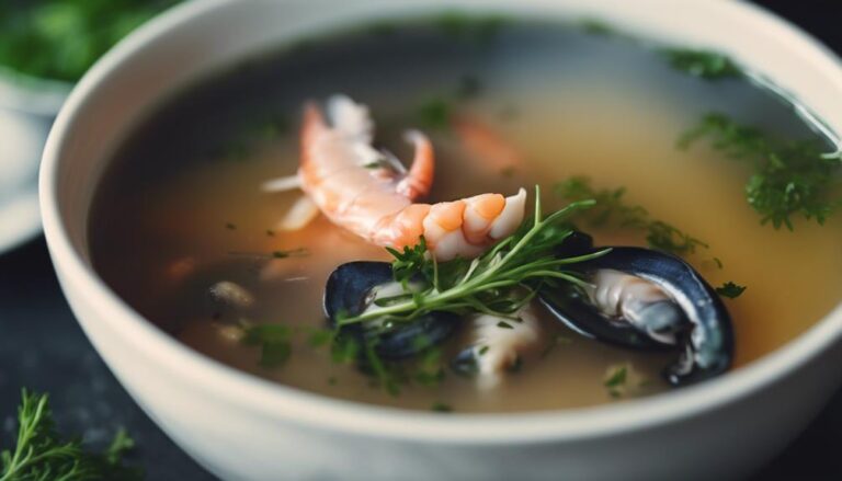 Sous Vide Seafood Broth With Kelp