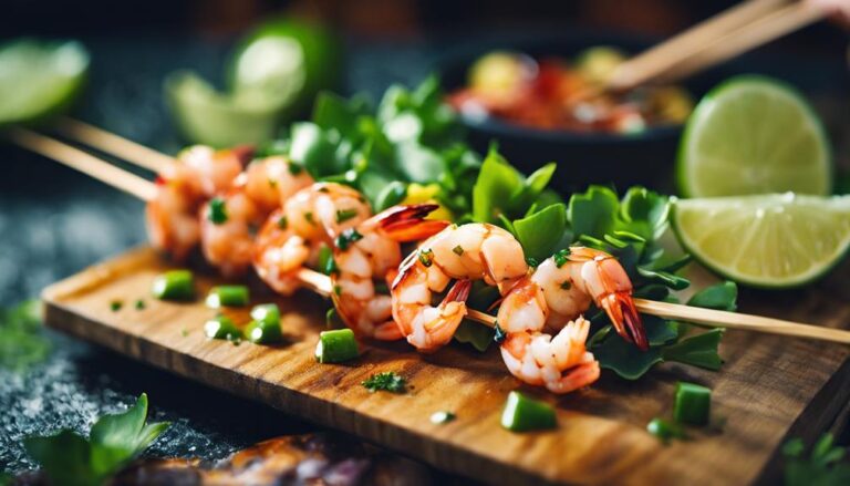 Sous Vide Ginger Lime Shrimp Skewers