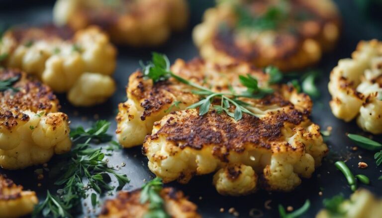 Sous Vide Spiced Cauliflower Steak