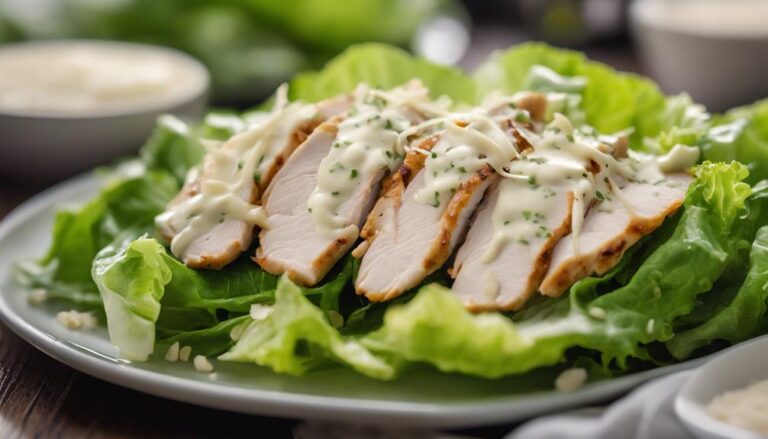 Sous Vide Chicken Caesar Lettuce Wraps