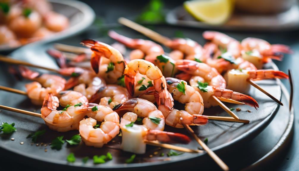 savory sous vide shrimp