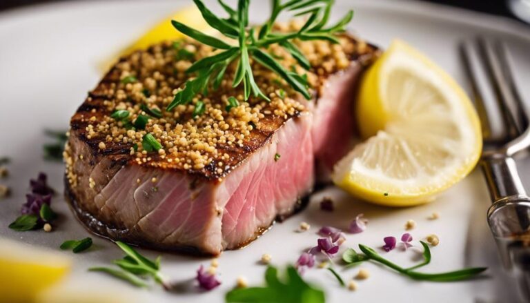 Sous Vide Tuna Steak With Sesame Crust