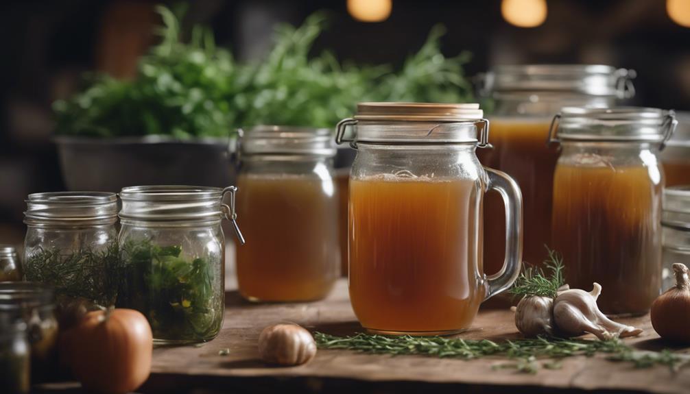 slow cooked beef bone broth