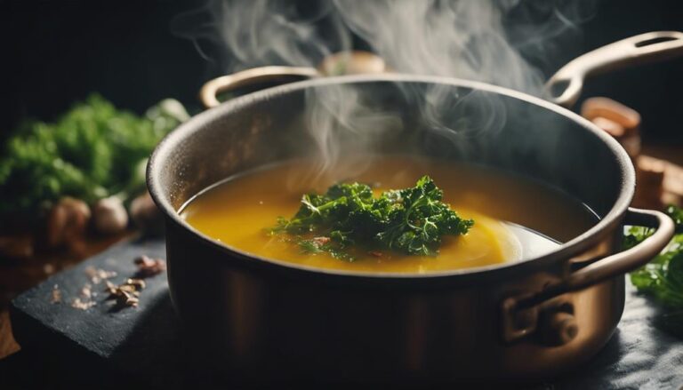 Sous Vide Beef Broth With Kale