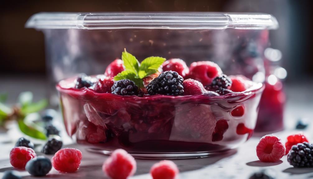 slow cooked berry sauce perfection