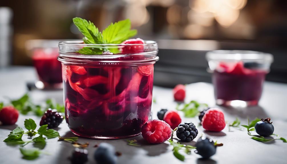 slow cooked berry sauce perfection