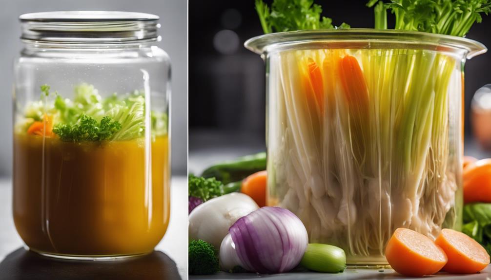 slow cooked chicken broth