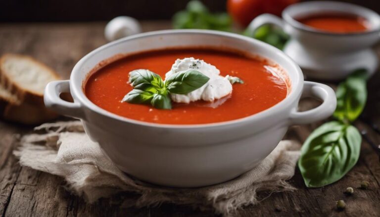 Comforting Tomato Basil Soup