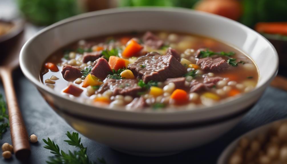 soup ingredients and preparation