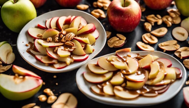 Sous Vide Apple Slices With Peanut Butter