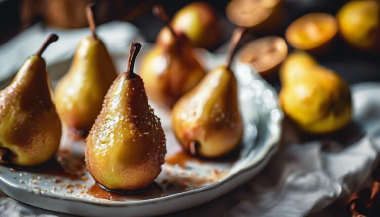 Sous Vide Citrus Infused Baked Pears