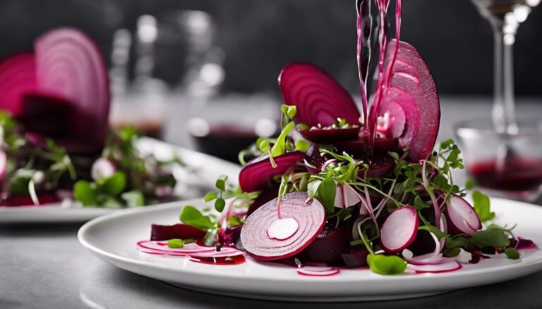 Sous Vide Fermented Beet Salad