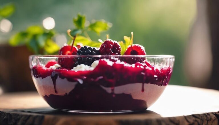 Sous Vide Berry Compote Over Cottage Cheese