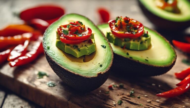 Breakfast Sous Vide Roasted Red Pepper Avocado Toast