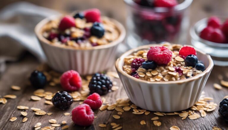 Sous Vide Berry Oatmeal Cups