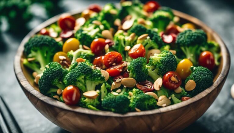 Salad Sous Vide Broccoli Salad With Almonds