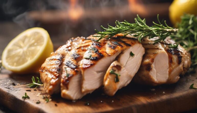 Sous Vide Grilled Chicken Breast With Lemon and Thyme