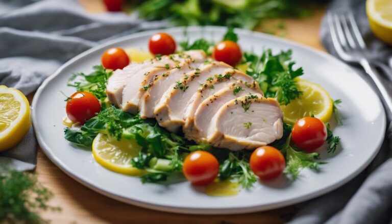 Lunch Sous Vide Lemon-Dill Chicken Breast Salad